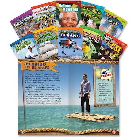 Shell Education Teacher Created Materials Informational Text Set 2, Spanish, Grade 4, 10PK SHL18383